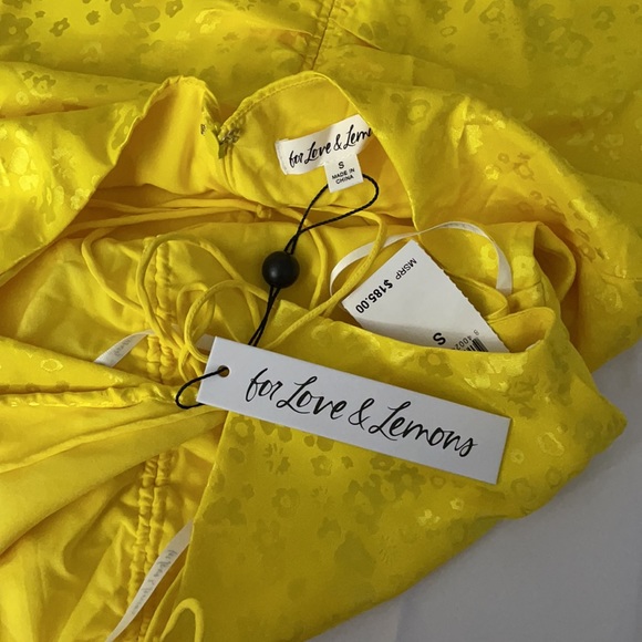 For love and lemons Fiji shirred mini dress S - Picture 8 of 9